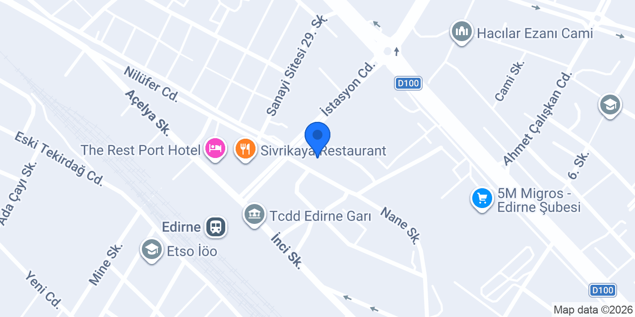Edirne Psikolog konumu