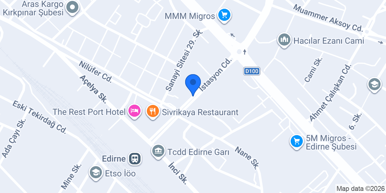 Palm Beach Edirne Bar Pub konumu