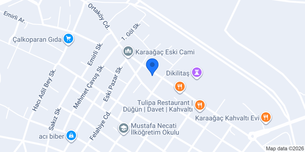 Güneş Tente & Branda konumu