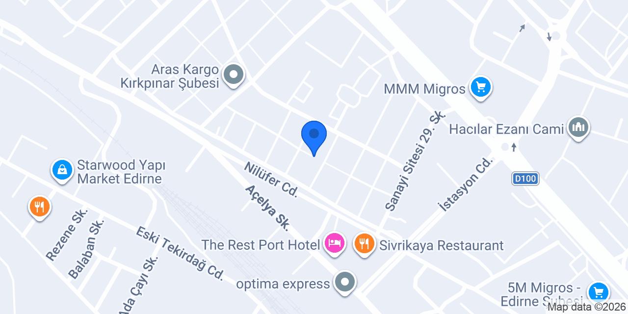 Bolu Çepni Mobilya konumu