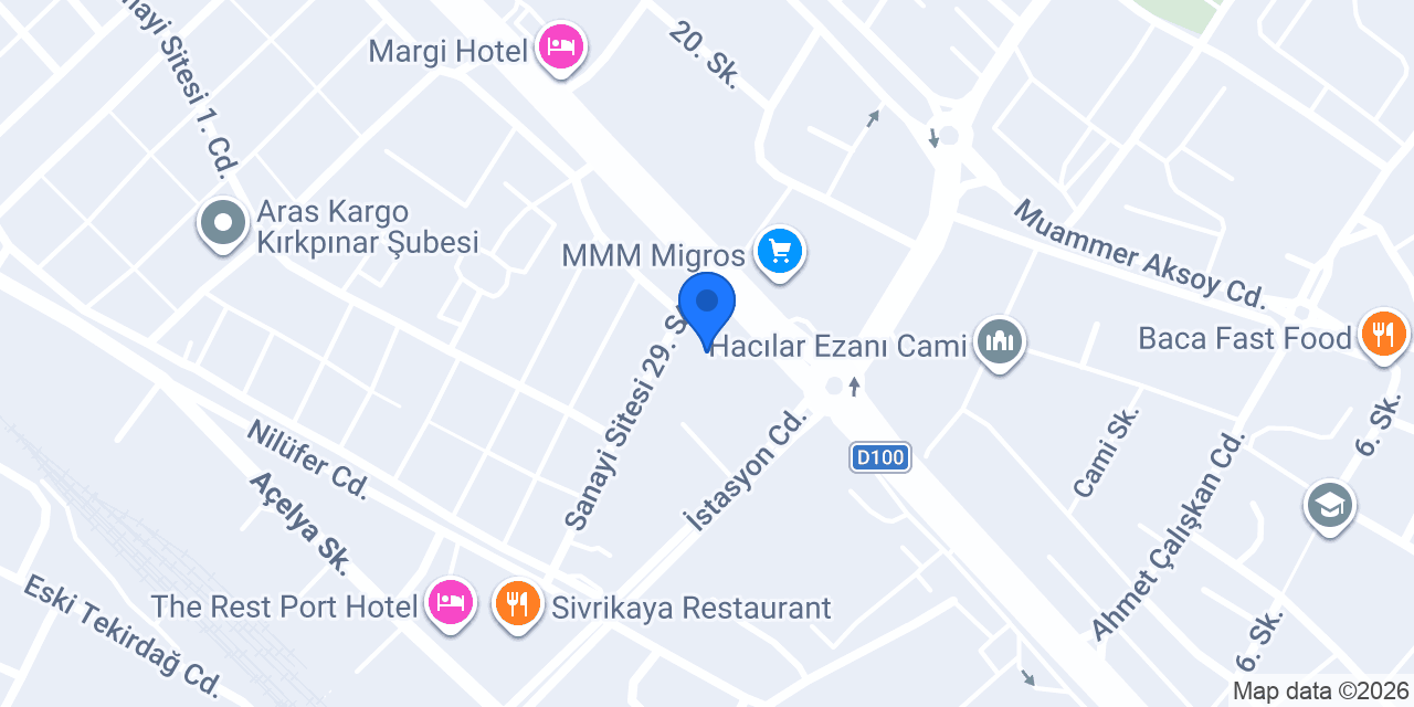 NRT Dekorasyon ve Kapı konumu