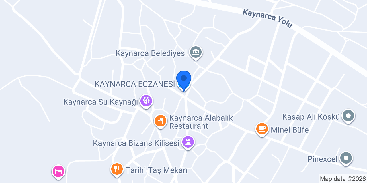KAYNARCA ECZANESİ konumu