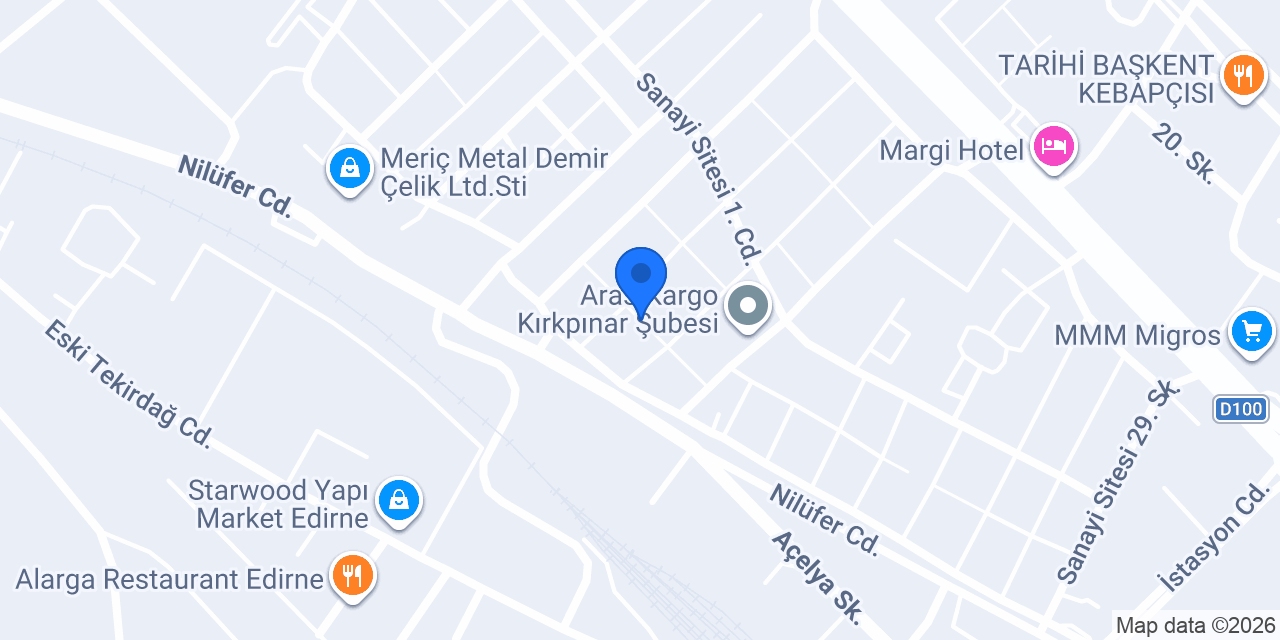 Edirne Pimapen konumu