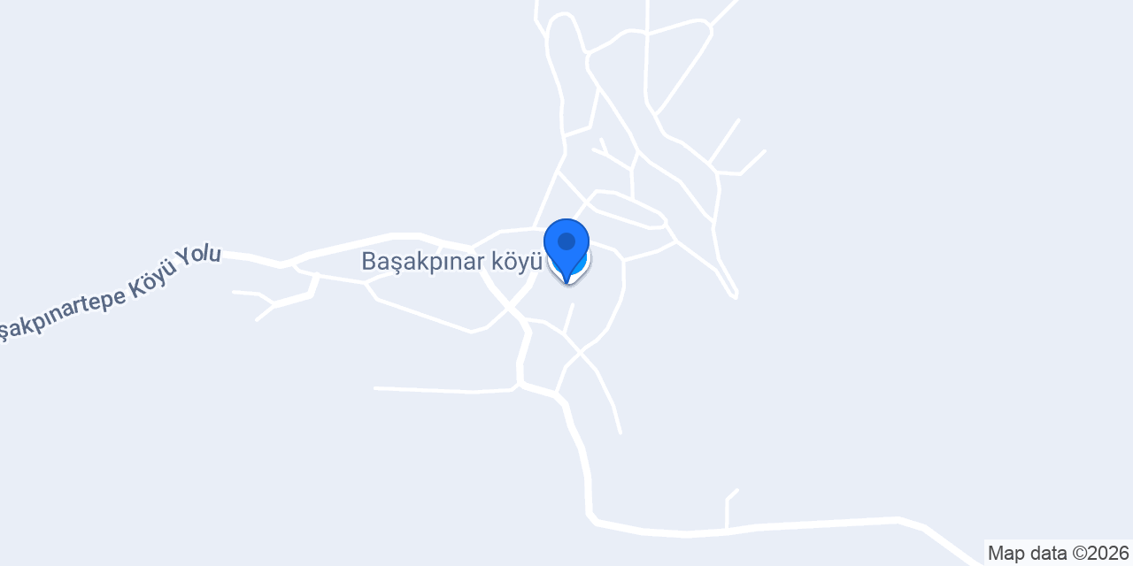 Başakpınar köyü konumu
