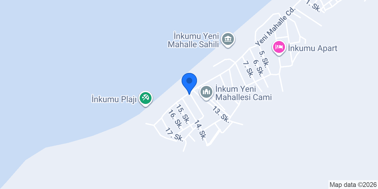 İnkum Veliaht Cafe konumu