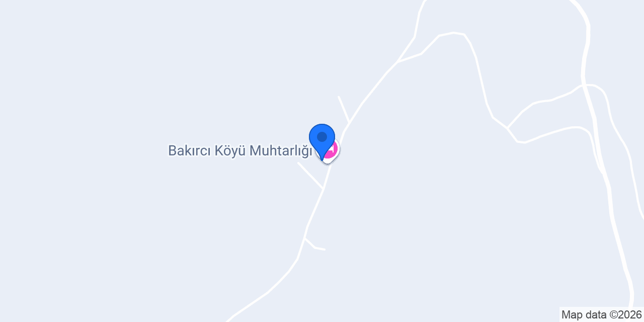 Bakırcı Köyü Muhtarlığı konumu
