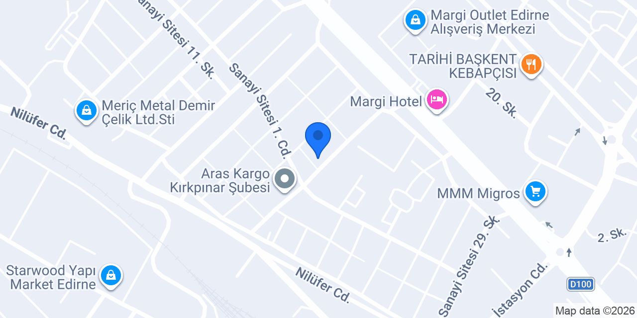 Çakir Ticaret konumu