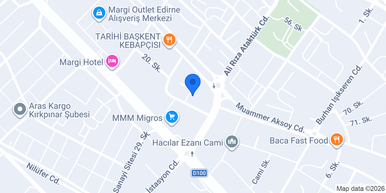A Plus Edirne konumu