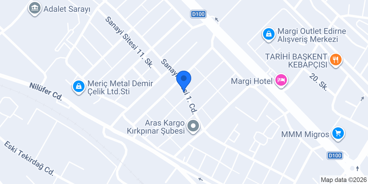 Ege Otomotiv konumu