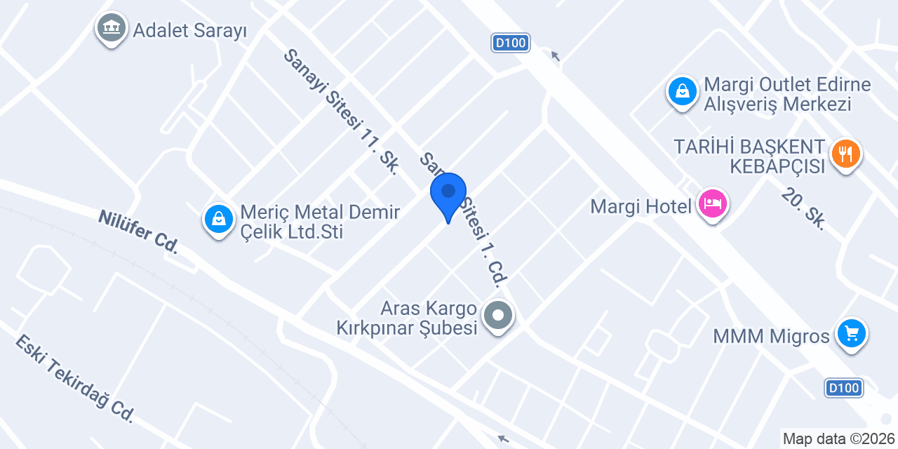 Evrensel Mobilya Dekorasyon konumu