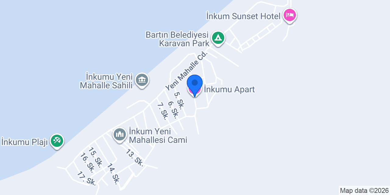 İnkumu Apart konumu