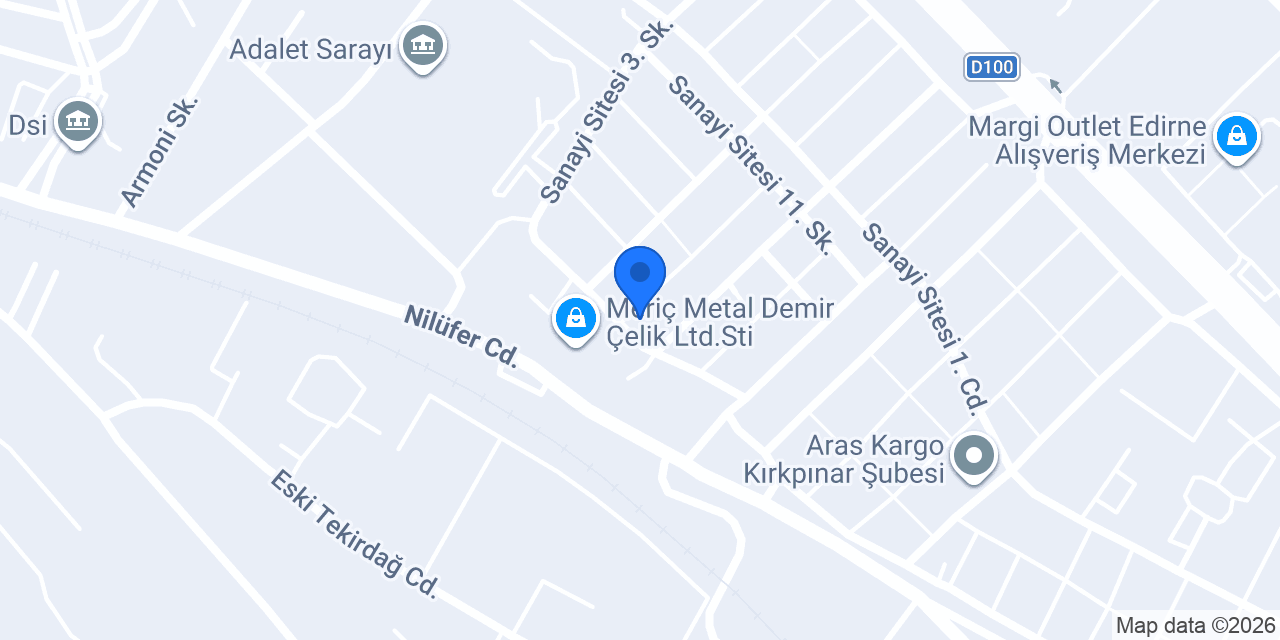 Edirne Traktör Yedek Parça konumu