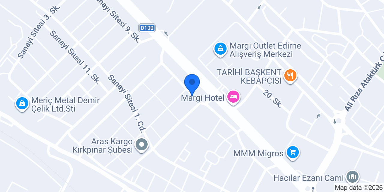 Ekol Otomotiv konumu