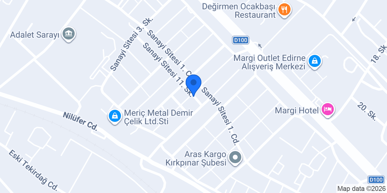 Depo Yedek Parça konumu