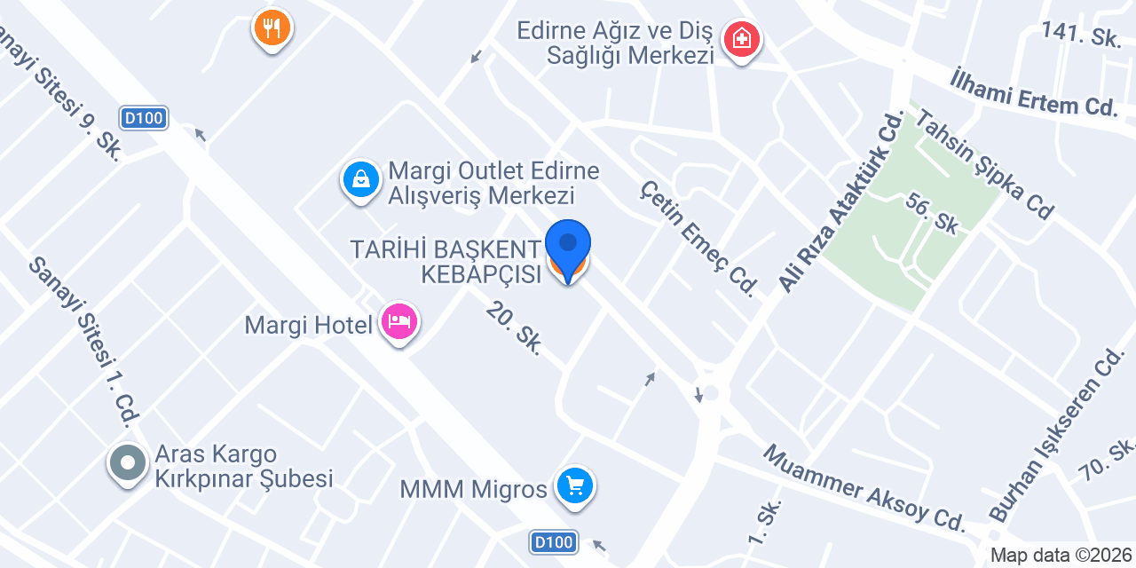 TARİHİ BAŞKENT KEBAPÇISI konumu