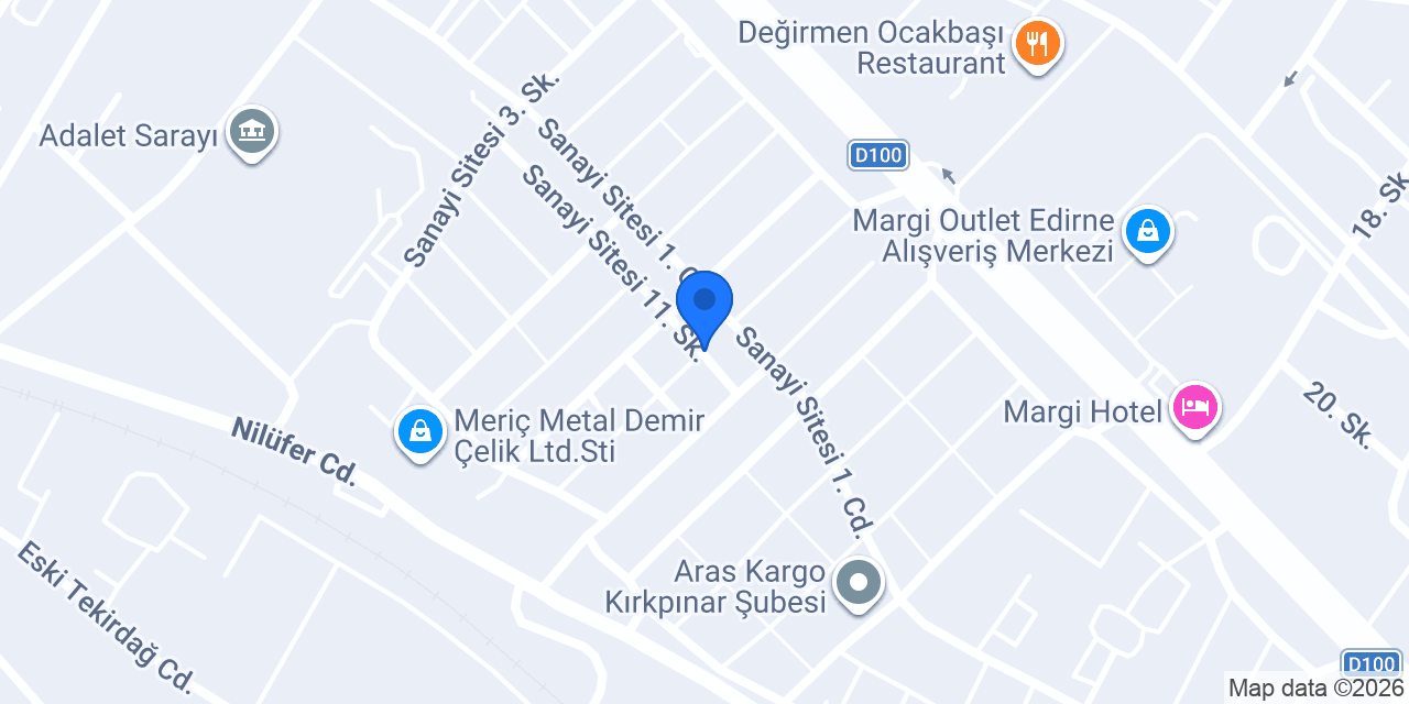 Simetri Dizayn konumu