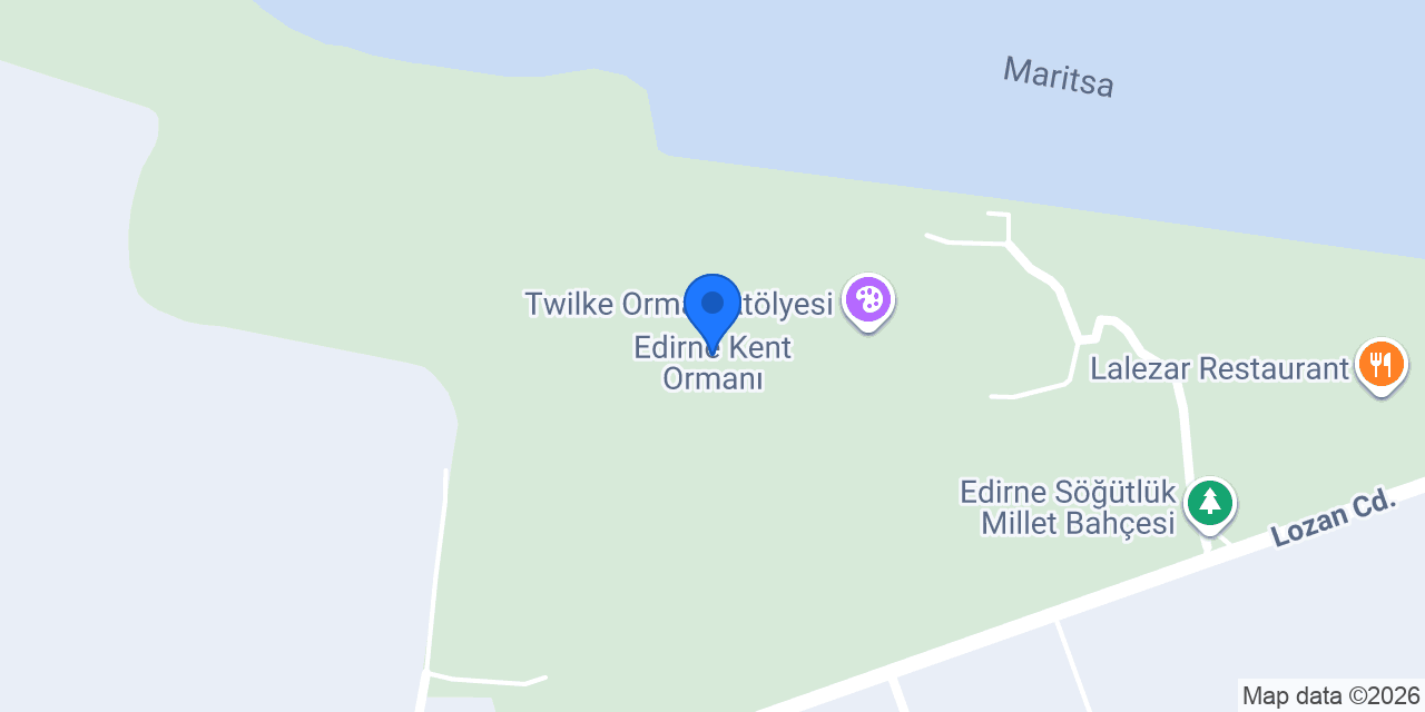 Edirne Kent Ormanı konumu