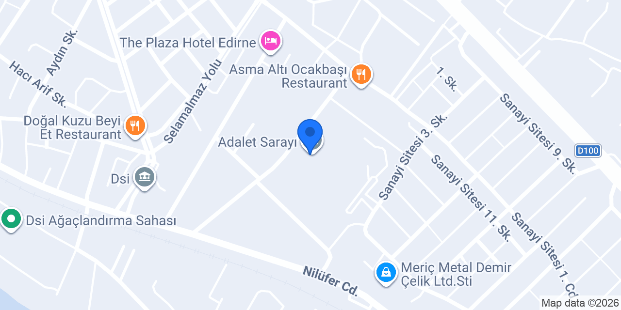 Avukat Ali Can ÇALIŞKAN konumu
