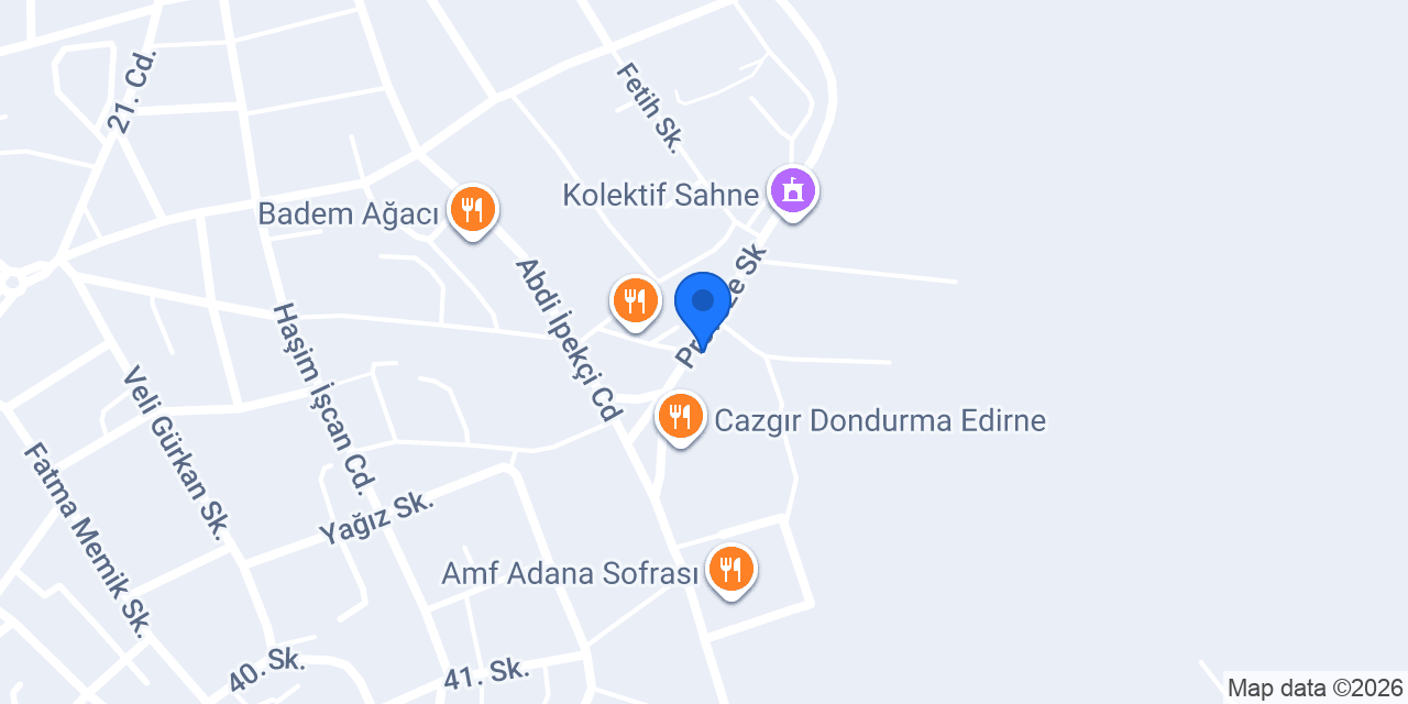 Dois Döner Edirne konumu