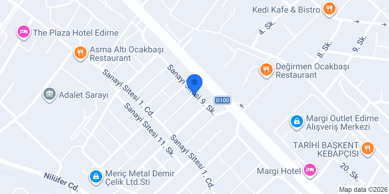 Arda Oto Elektrik konumu