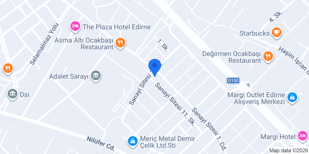Edirne Lastik Yol Yardım konumu