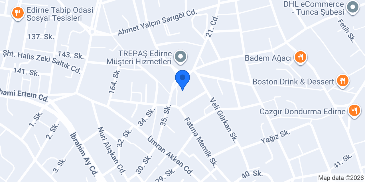 KOÇTÜRK EMLAK / EDİRNE konumu