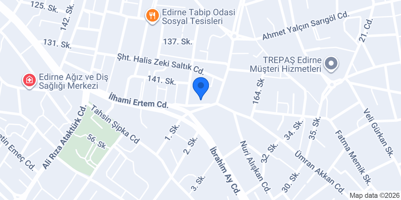 Efex Bayan Kuaför Edirne konumu