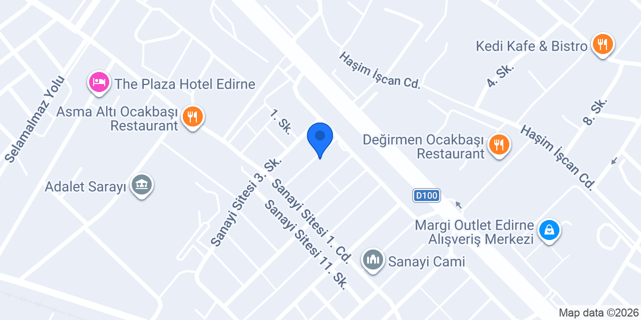 Sefa Oto Lastik konumu