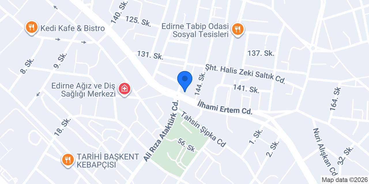 İzabella Pizza Edirne konumu