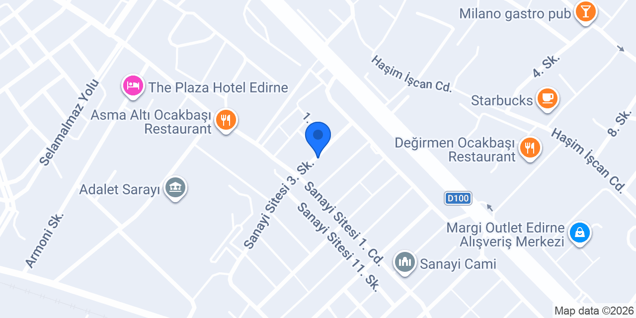 Çetin Elektrik konumu