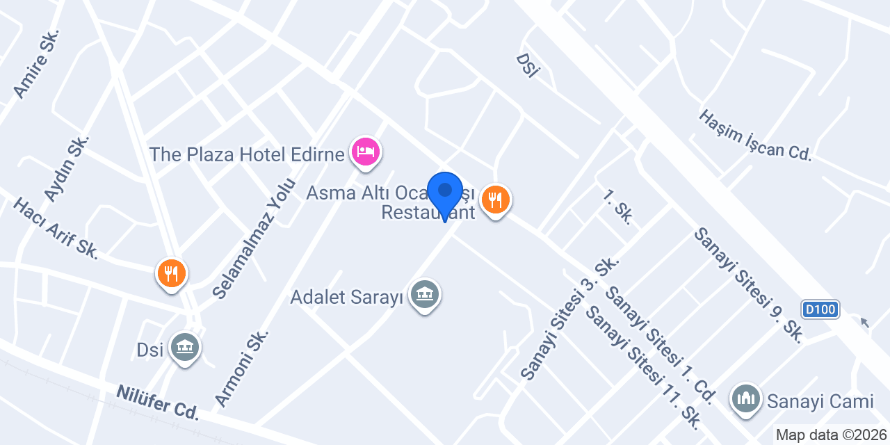 EKİP YÖNETİM EDİRNE konumu