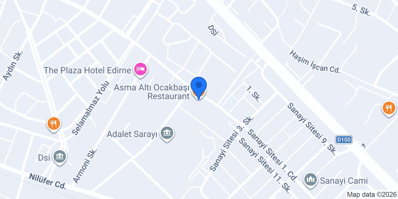 Asma Altı Ocakbaşı Restaurant konumu