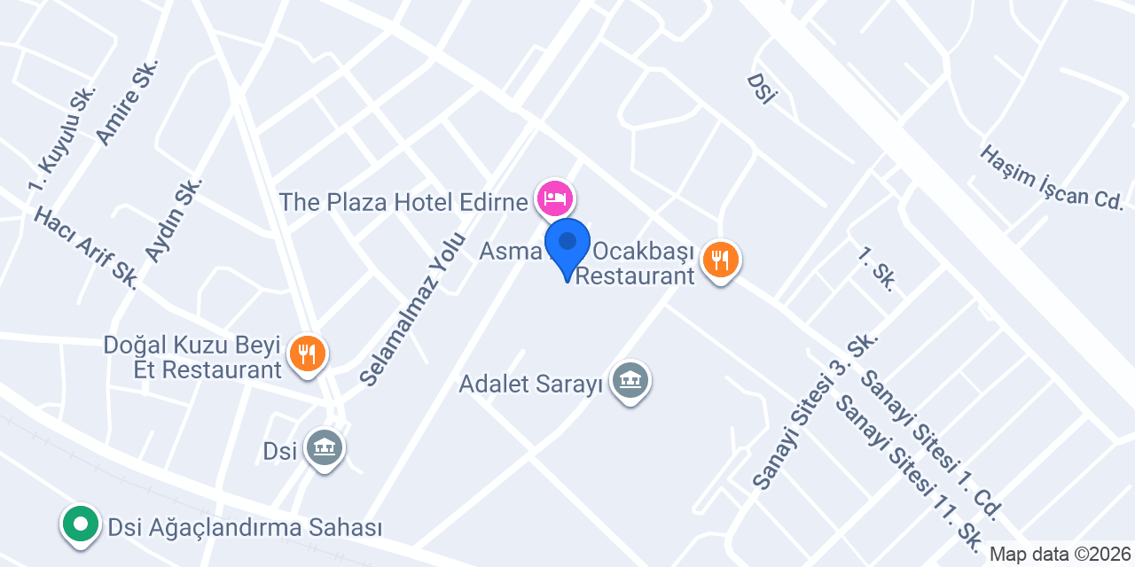 ASMER Fizyoterapi Merkezi konumu