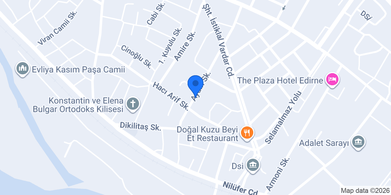 Yüksel Güvenlik - Edirne Şubesi konumu