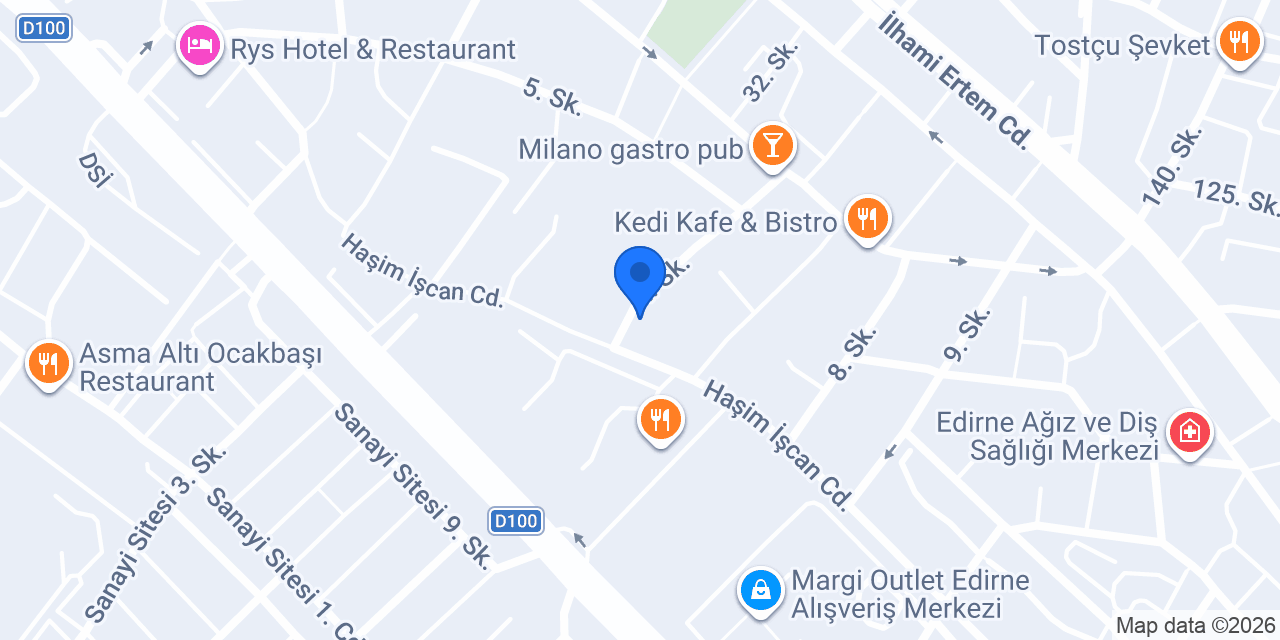 Nadir Apart Evleri konumu