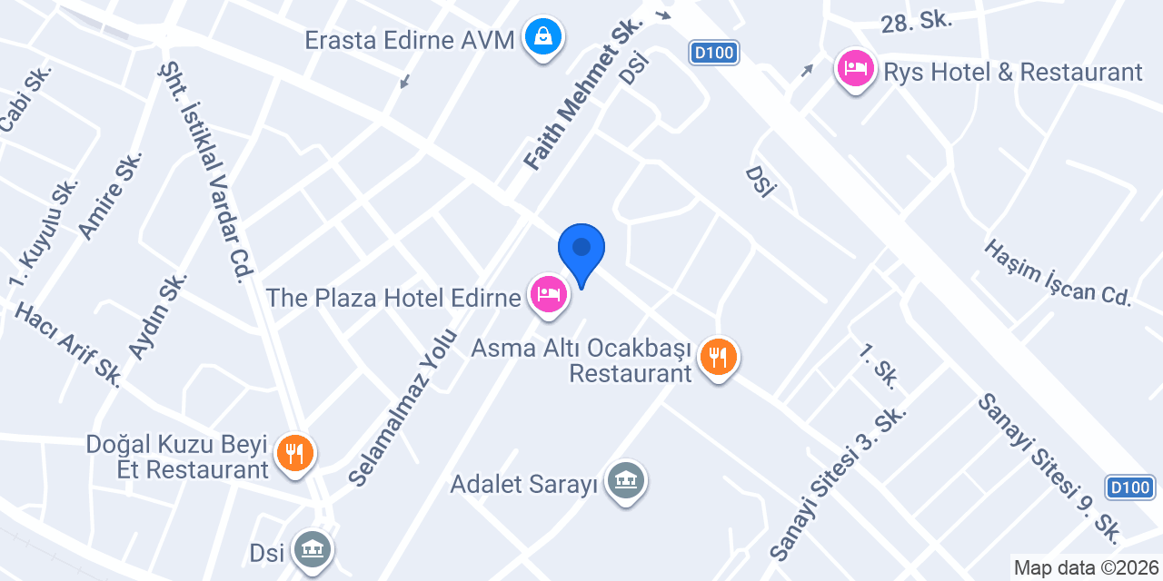 AVUKAT FERDA TAHAN DEMİR (EDİRNE) konumu