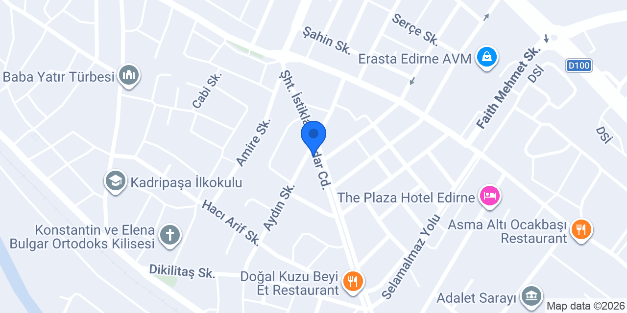Unay Unlu Mamülleri konumu