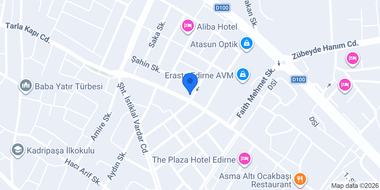 Karakaş Beauty Edirne konumu