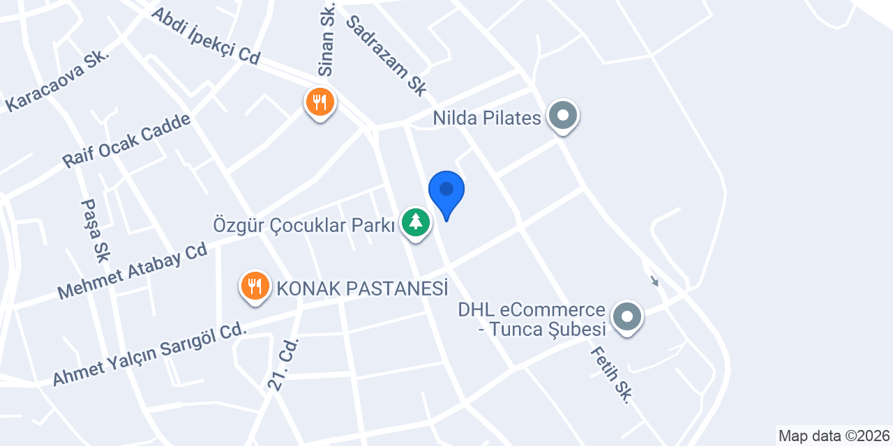 Çikolata Evim Edirne konumu