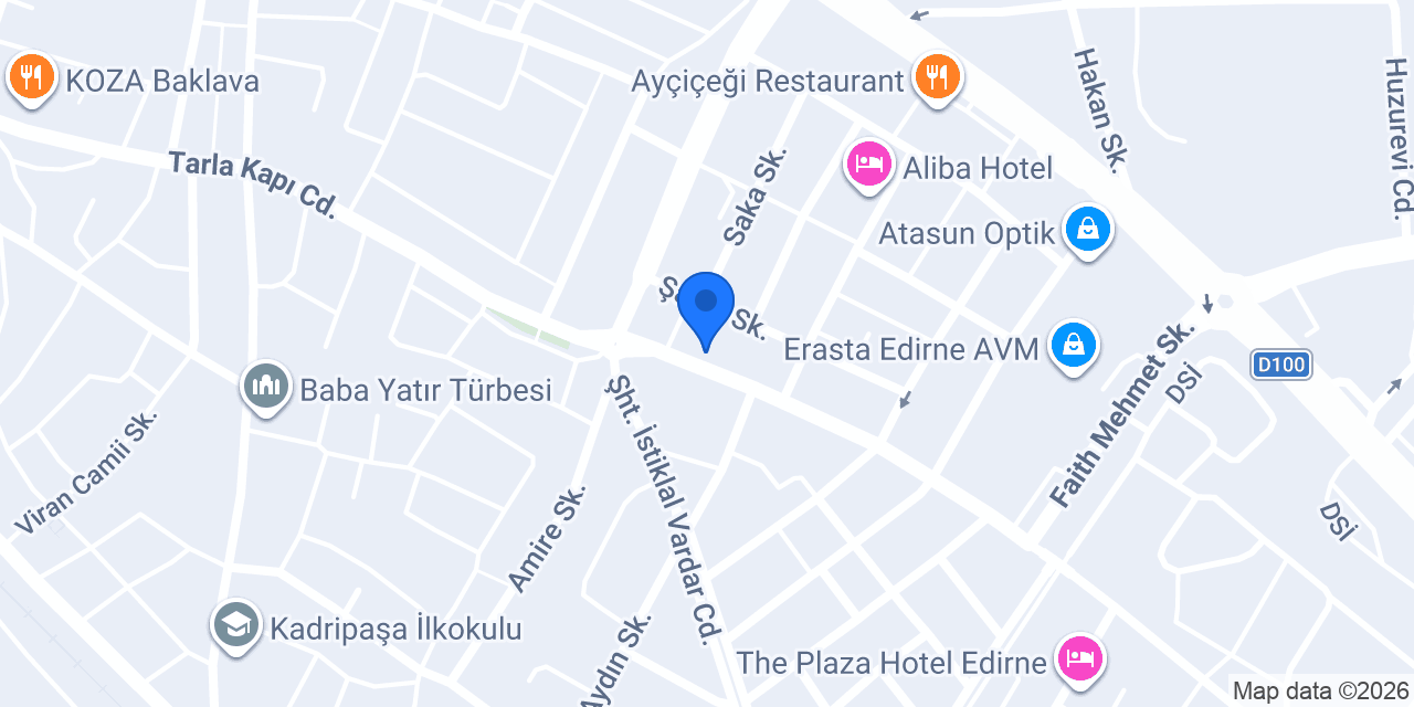 TELLİOGLU YAPI konumu