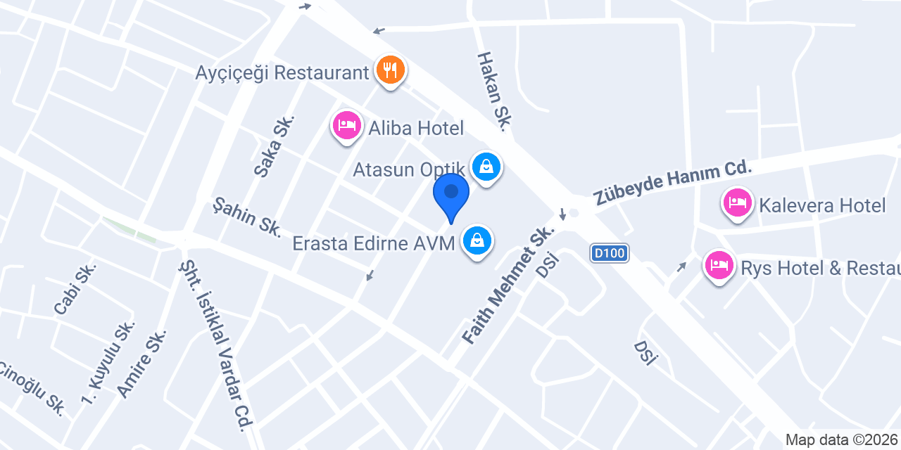 Domino's Pizza Edirne konumu