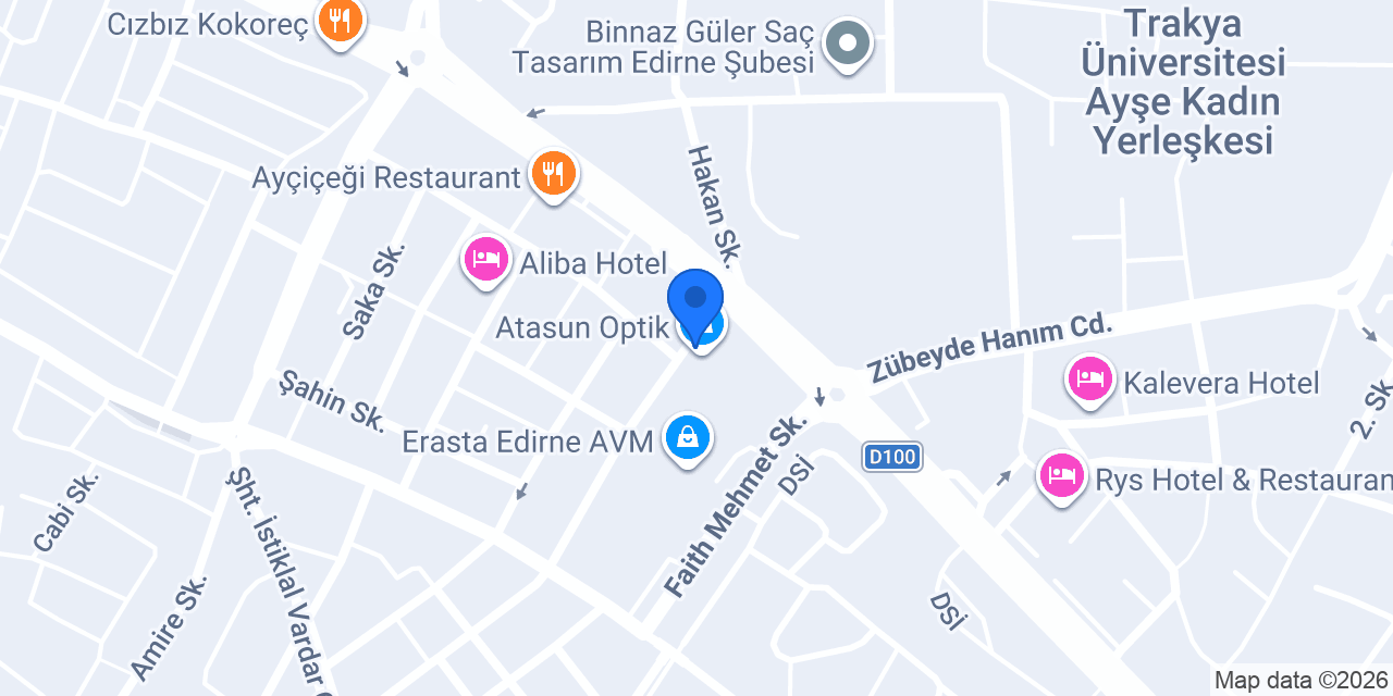 Erasta Taksi konumu
