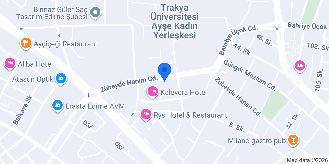 MOF Comfort Edirne konumu