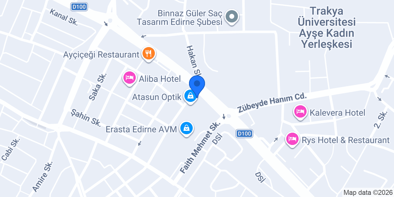 Gönül Kahvesi Edirne konumu