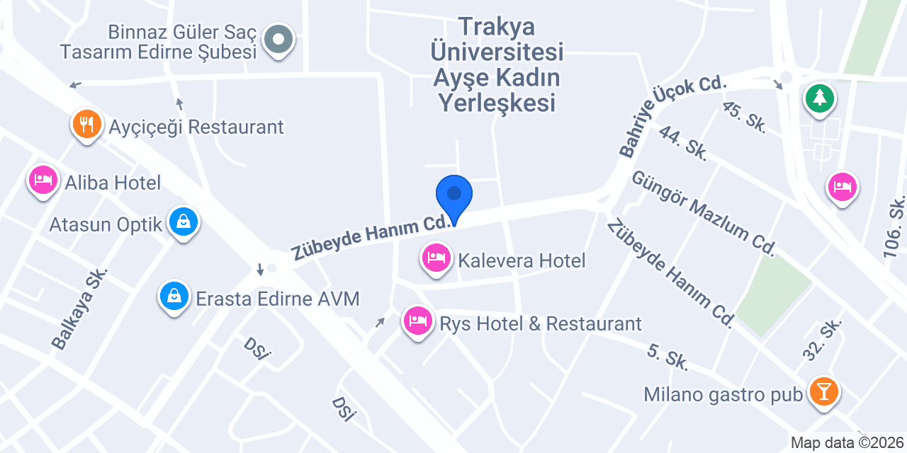 Edirne English Time konumu