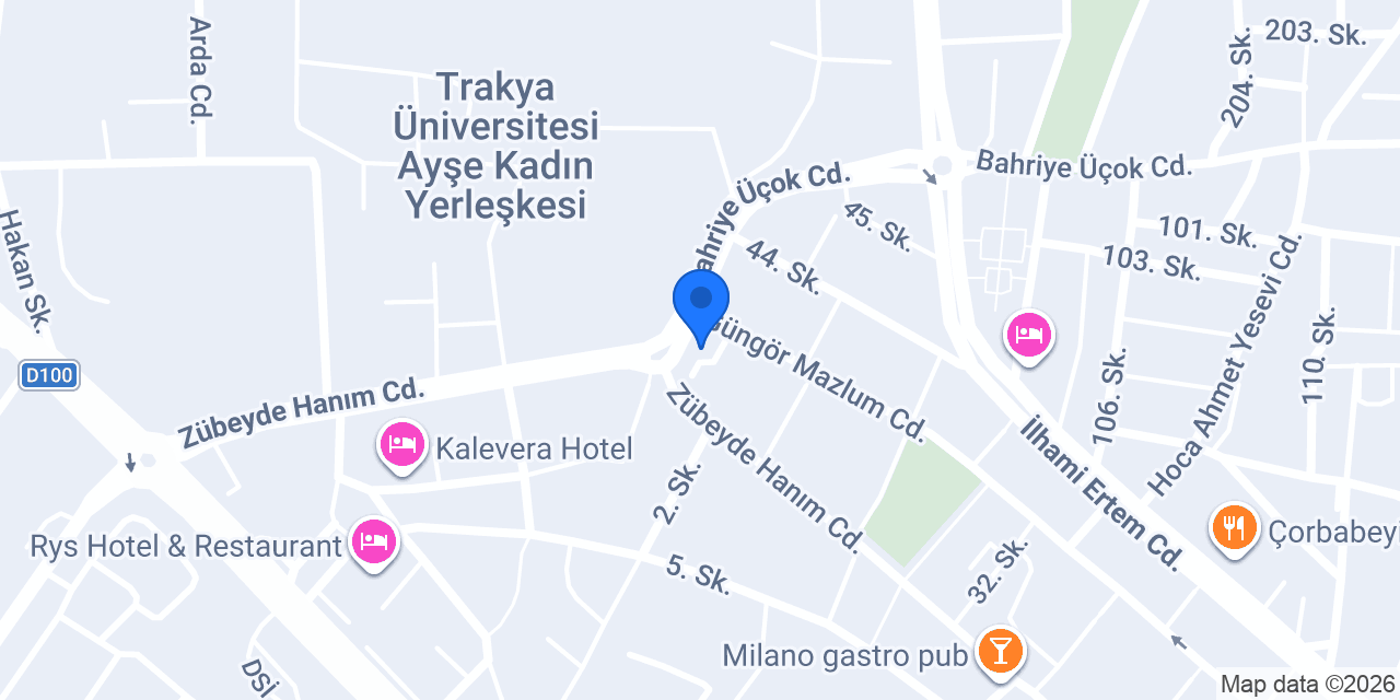 Üniversite Erkek Kuaförü konumu
