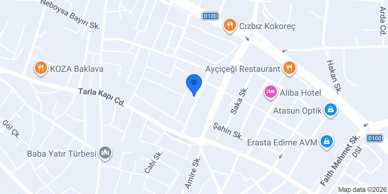 Sonay Başkan Kuaför konumu