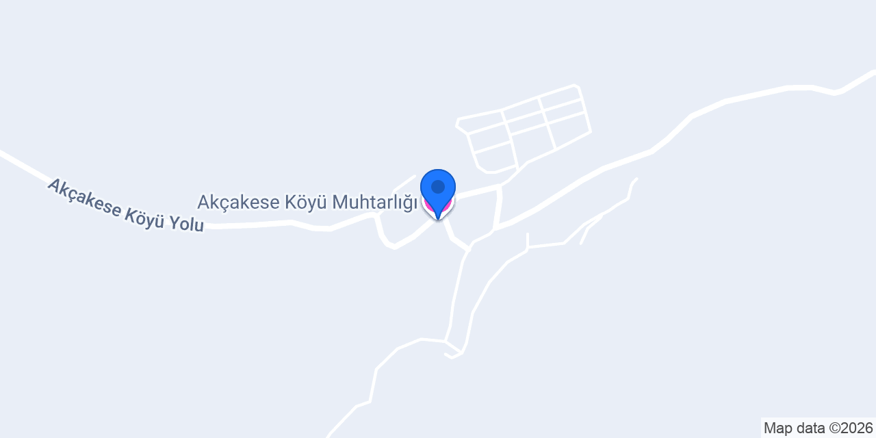 Akçakese Köyü Muhtarlığı konumu