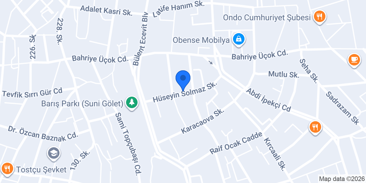 Ekin hair studio konumu
