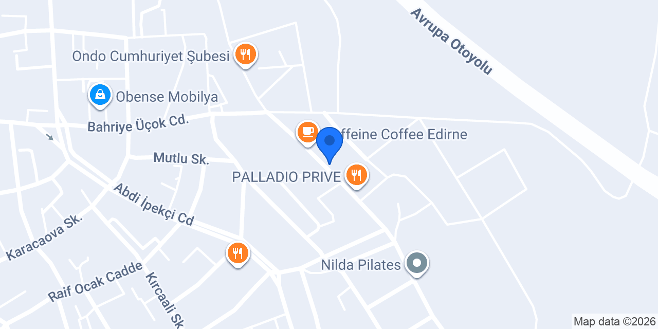 Bella Maison Edirne konumu